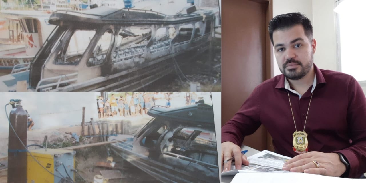 POLÍCIA CIVIL INDICIA POR HOMICÍDIO CULPOSO O PROPRIETÁRIO DE UMA EMBARCAÇÃO QUE EXPLODIU NO IGARAPÉ DA FORTALEZA